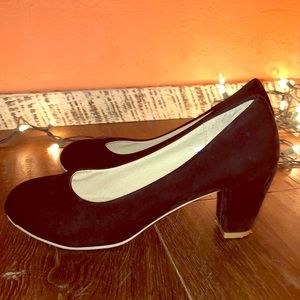 Black Suede Heels